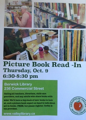 Poster for Picture Book Read-in