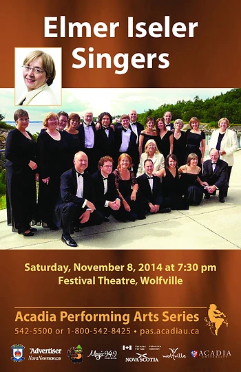 Poster for Elmer Iseler Singers