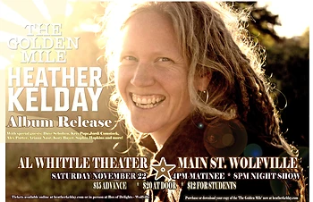 Poster for Heather Kelday CD Release
