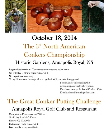 Poster for North American Conkers Championship
