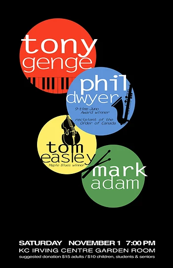 Poster for Tony Genge and Phil Dwyer