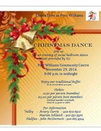 Poster for Christmas Dance