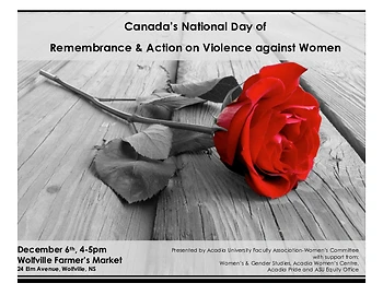 Poster for National Day of Remembrance and Action on Violence