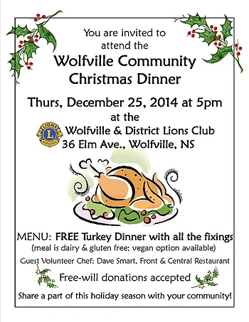 Poster for Christmas Day Dinner