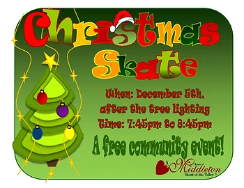Poster for Community Christmas Skate