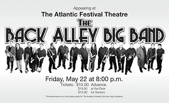Poster for Back Alley Big Band