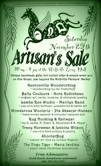 Poster for Artisan Sale