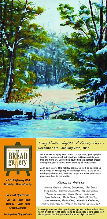 Poster for Long Winter Nights, A Group Show