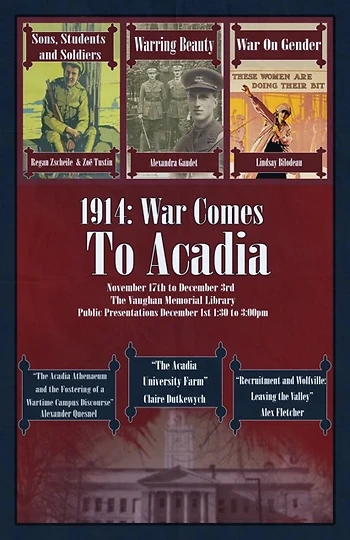 Poster for 1914: War Comes to Acadia