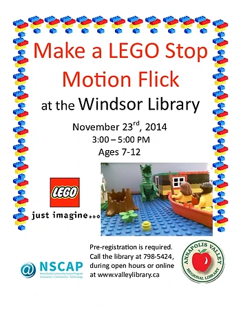 Poster for Lego Stop Motion Flick
