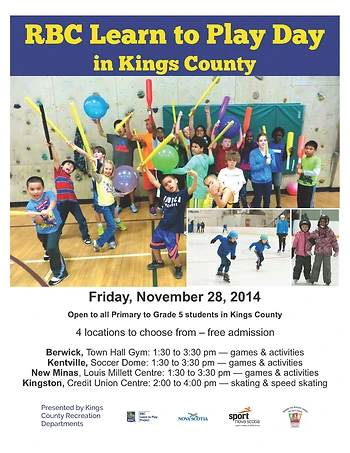 Poster for RBC Learn to Play Day