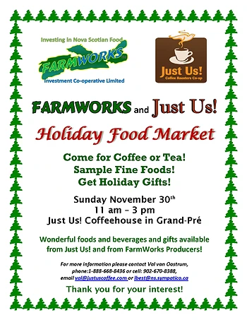 Poster for Holiday Food Market