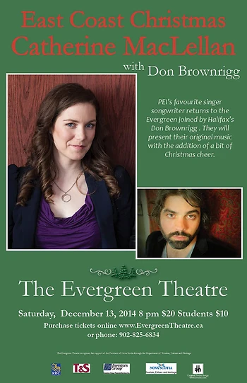 Poster for East Coast Christmas - Catherine MacLellan