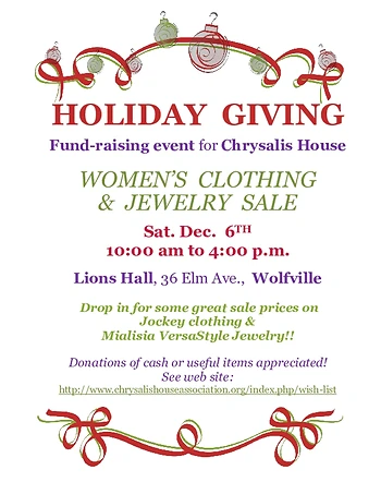 Poster for Fundraising Sale
