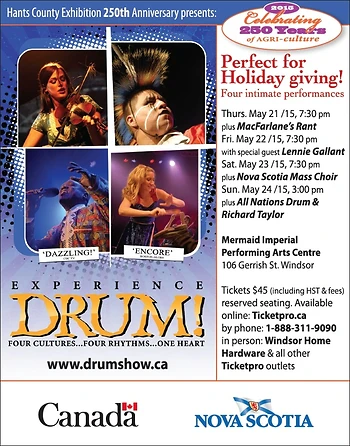 Poster for DRUM! with Lennie Gallant