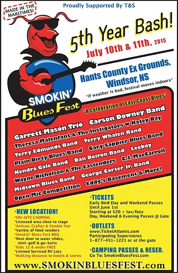 Poster for Smokin' Blues Fest Artisan & Crafter Fair