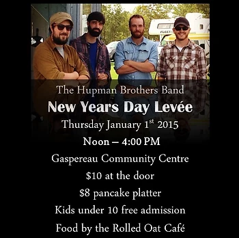 Poster for Levee hosted by the Hupman Brothers