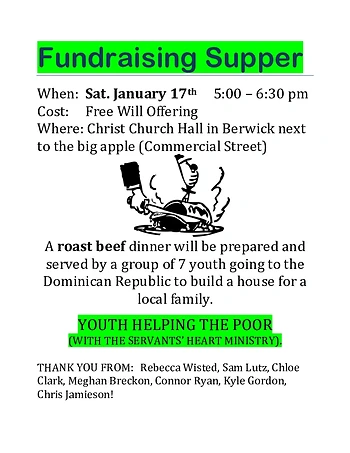 Poster for Roast Beef Dinner