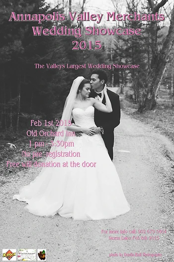 Poster for Valley Merchants Wedding Showcase