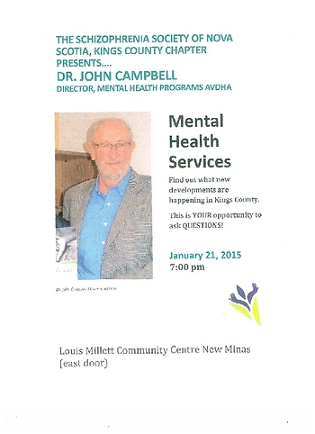 Poster for Mental Health Services