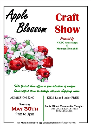 Poster for Apple Blossom Craft Show