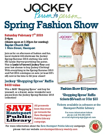 Poster for Spring Fashion Show