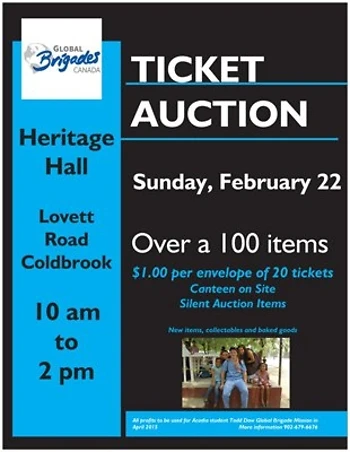 Poster for Ticket Auction