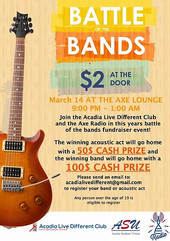 Poster for Battle of the Bands
