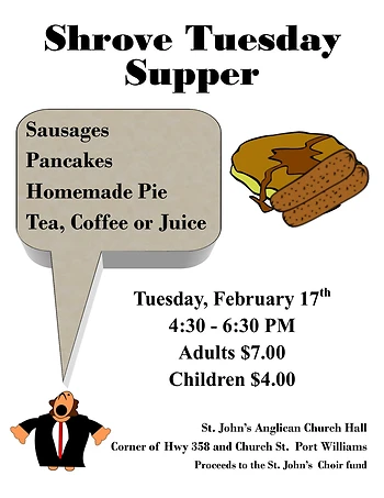 Poster for Sausage & Pancake Supper