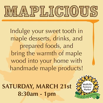 Poster for Maplicious at the Market