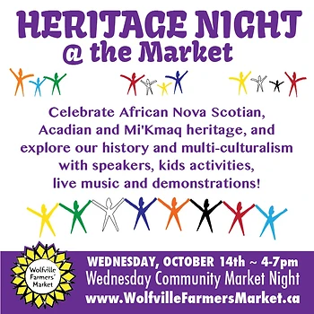 Poster for Heritage Night at the Market