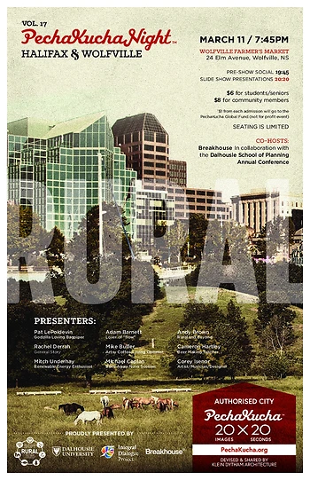 Poster for PechaKucha SHIFT Rural