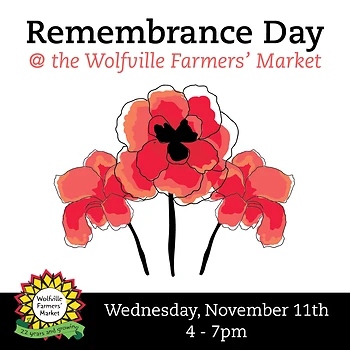 Poster for Remembrance Day at the Market