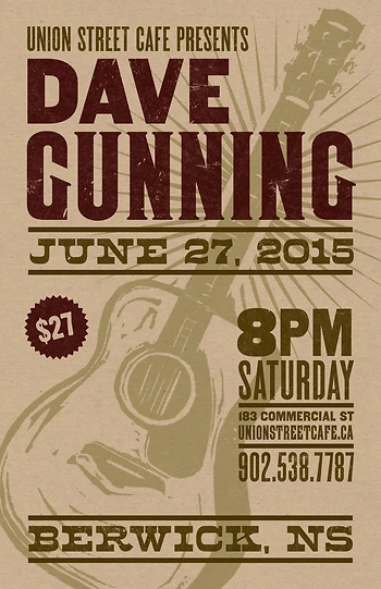 Poster for Dave Gunning