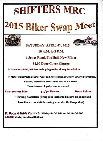 Poster for Shifters Biker Swap Meet