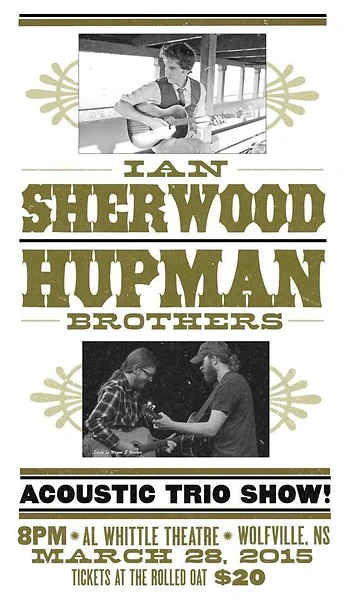 Poster for Hupman Brothers and Ian Sherwood Show