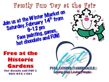 Poster for Family Fun Day at the Fair