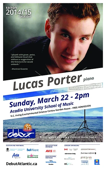 Poster for Lucas Porter on Piano
