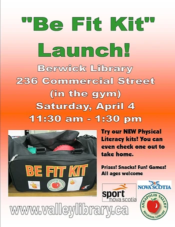 Poster for Be Fit Kit Launch