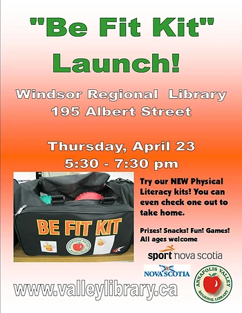 Poster for Be Fit Kit Launch