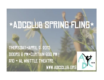 Poster for Dance Recital Spring Fling