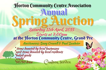 Poster for Spring Auction