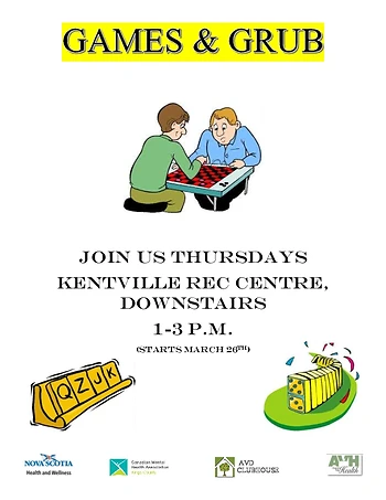 Poster for Games and Grub