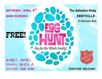 Poster for Community Easter Egg Hunt