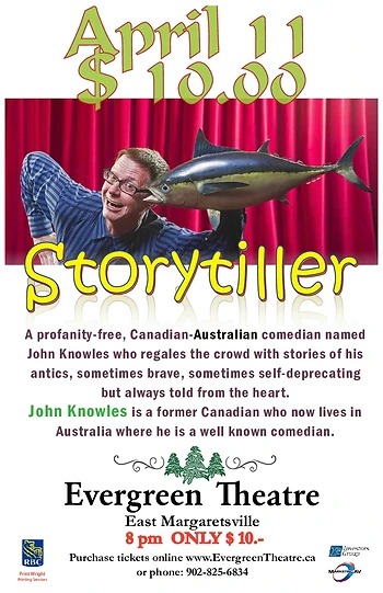 Poster for Canadian Australian Comedian