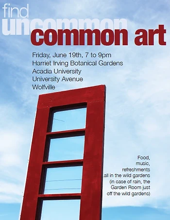 Poster for UncommonCommon Art Kick Off