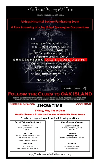 Poster for Shakespeare:The Hidden Truth