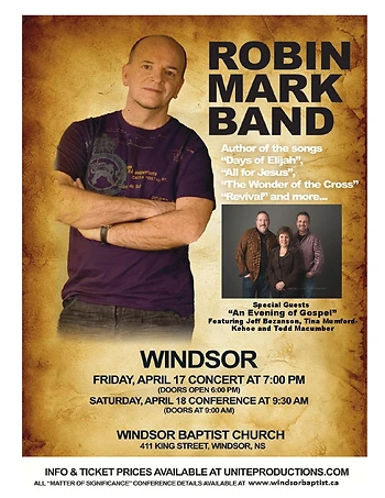 Poster for Robin Mark