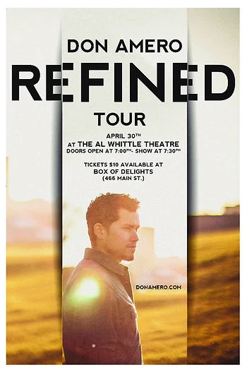 Poster for Don Amero REFINED tour