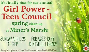 Poster for Miner's Marsh Spring Cleanup